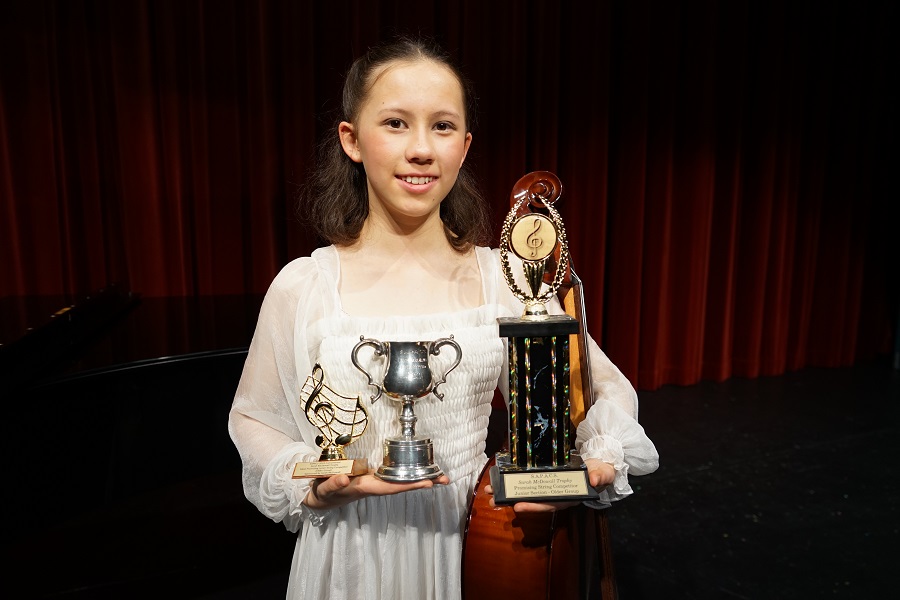 Wentworth Cellist comes first in Performing Arts Competition